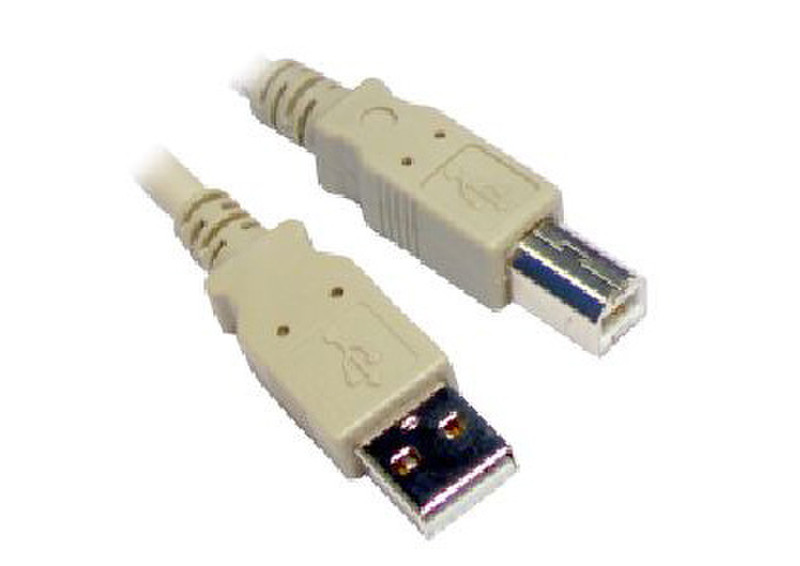 Cables Direct USB 1.1 A - B, 2m 2м USB A USB B Белый
