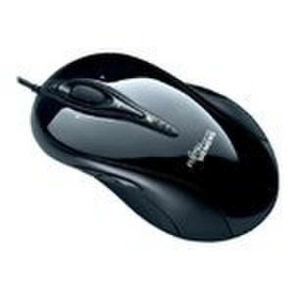 Fujitsu Laser Mouse GL5600 Piano Black USB Лазерный 2000dpi Черный компьютерная мышь