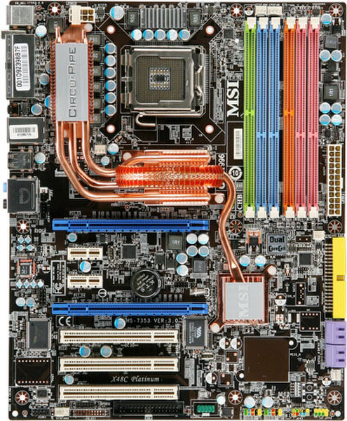 MSI X48C Platinum Socket T (LGA 775) ATX motherboard