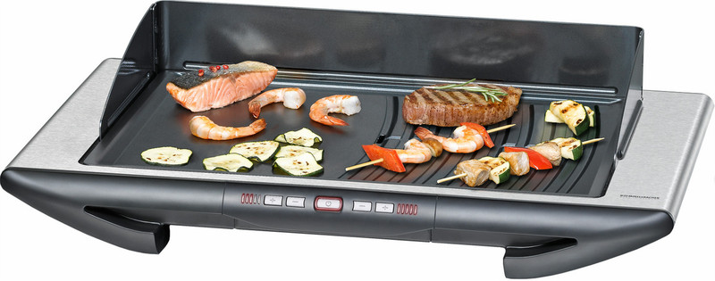 Rommelsbacher BBQ2012/E Grill Tabletop Electric 2000W Black,Stainless steel barbecue