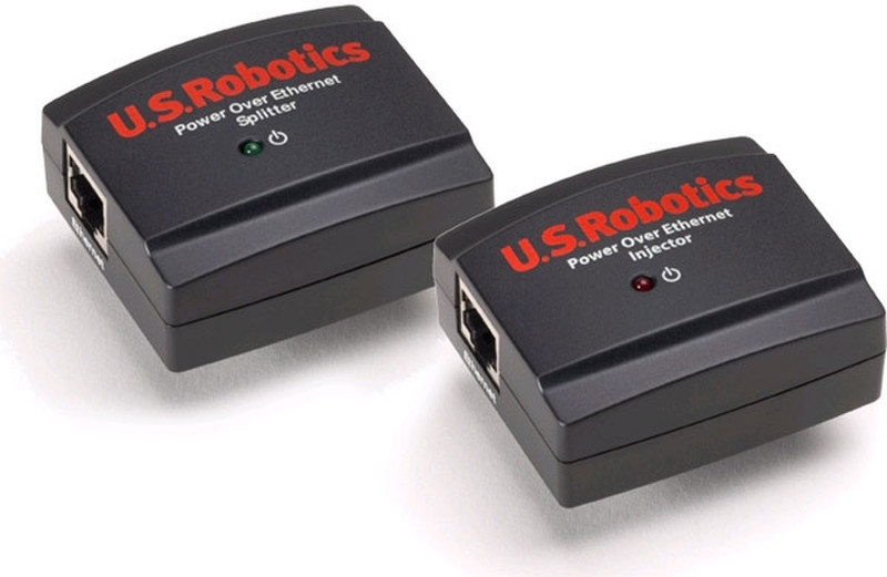 US Robotics Power over Ethernet (PoE) Kit Black power adapter/inverter