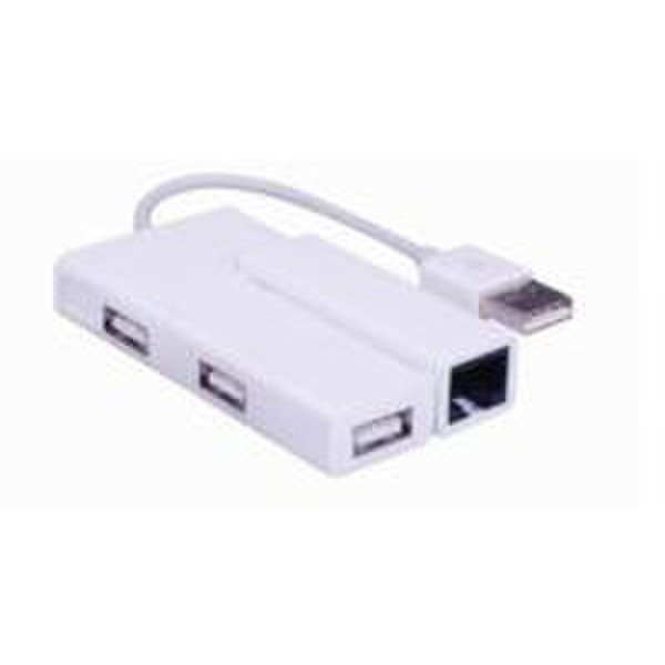 Microconnect USB2.0 to Ethernet + 3 hub