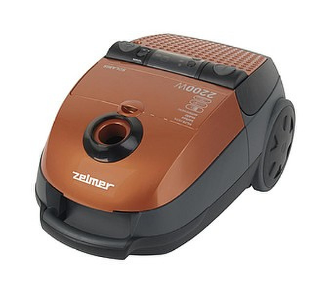 Zelmer 5000.0 HQ Cylinder vacuum 3.5L 2200W Grey,Orange vacuum