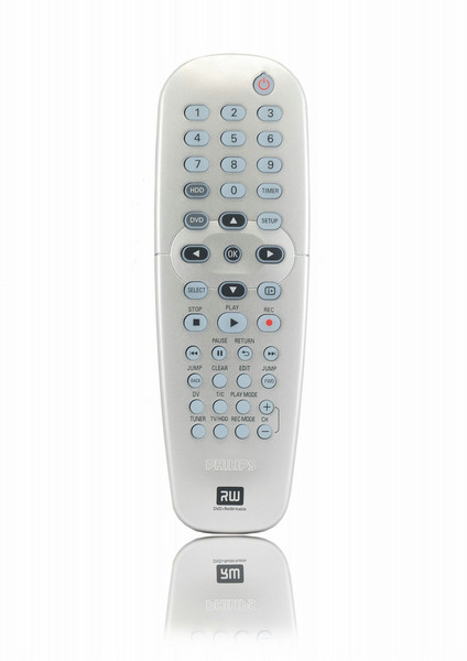 Philips RC4700/01 Нажимные кнопки Серый пульт дистанционного управления