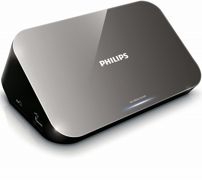 Philips HMP3008/93 2.0канала 1920 x 1080пикселей Серый медиаплеер