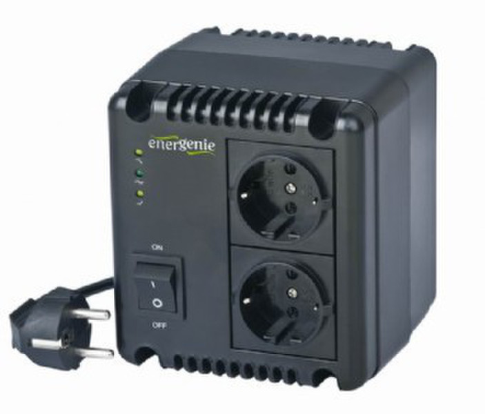 EnerGenie EG-AVR-0501 Innenraum 300W Schwarz Netzteil & Spannungsumwandler