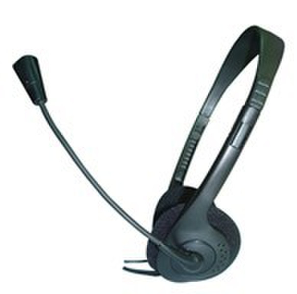 Gembird MHS-122 Binaural Kopfband Schwarz Headset