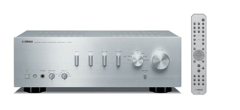 Yamaha A-S500 2.0 home Wired Silver audio amplifier