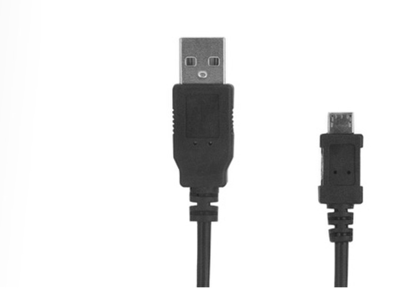 Xqisit Data cables 1m USB A Micro-USB A Schwarz