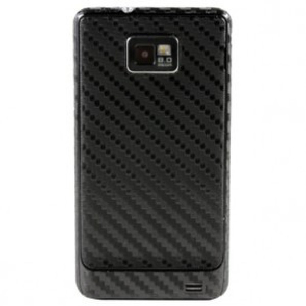 NLU Carbon Fiber armor Samsung Galaxy S II i9100 Cover Black