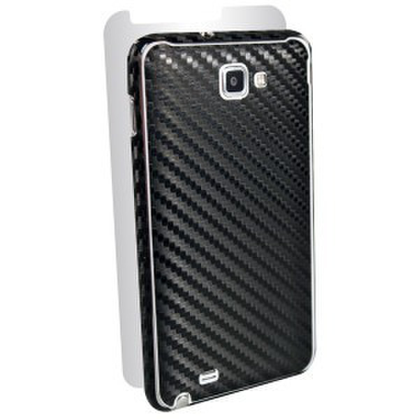 NLU Carbon Fiber armor Samsung Galaxy Note Cover case Черный