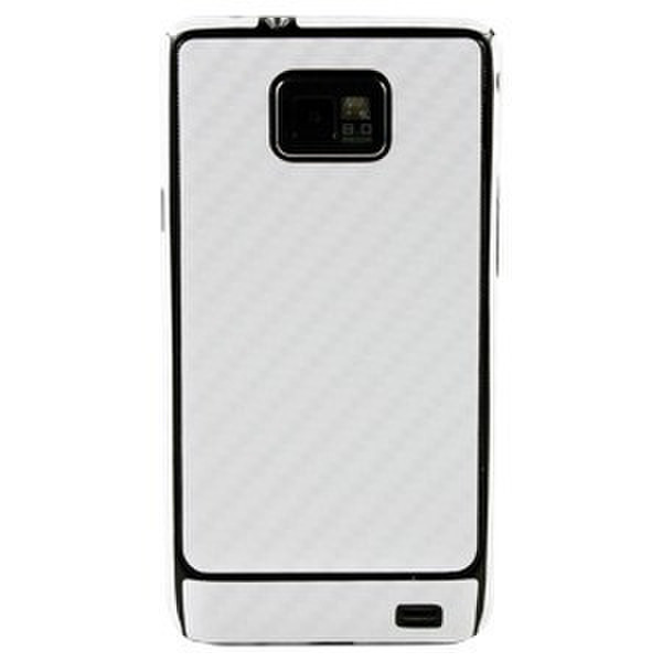 NLU Carbon Fiber armor Samsung Galaxy S II i9100 Cover case Белый