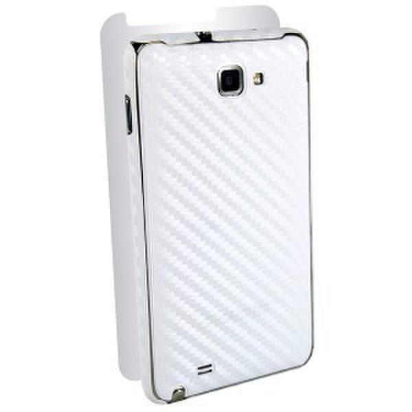 NLU Carbon Fiber armor Samsung Galaxy Note Cover case Weiß