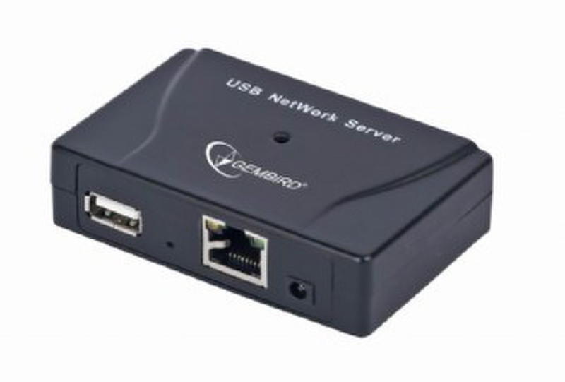 Gembird UNS-2 Ethernet-LAN Schwarz Druckserver