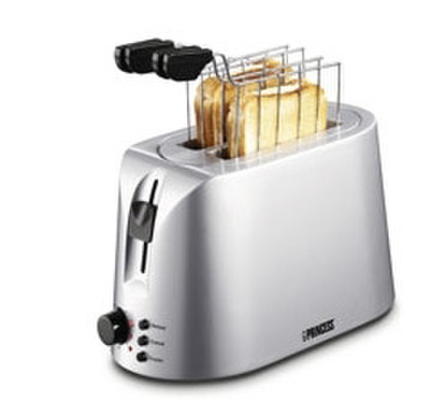 Princess Silver Croque Monsieur 2slice(s) 800W Silver toaster