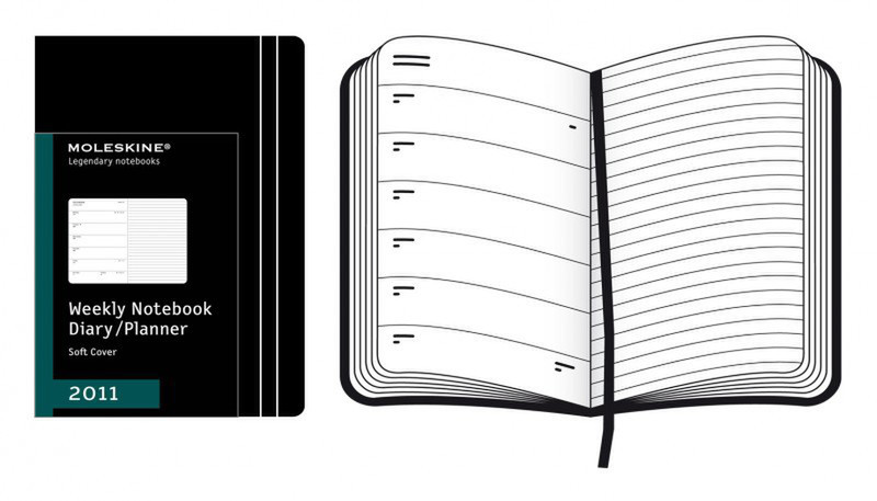 Moleskine 40152 144sheets Black writing notebook
