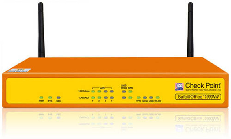 Check Point Software Technologies Safe@Office 1000NW 1000Mbit/s Firewall (Hardware)