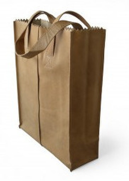 MYPAPERBAG Long Blond Leather Sand