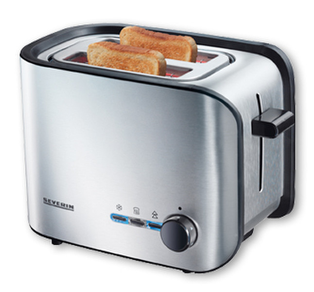 Severin Automatic Toaster AT 2595 2Scheibe(n) 900W Schwarz, Silber Toaster