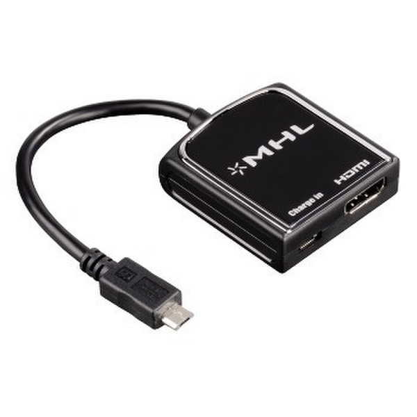 Hama MHL Adapter Eingebaut HDMI,USB 2.0 Schnittstellenkarte/Adapter