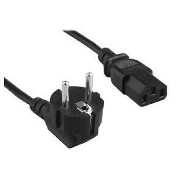 S-Link SL-P150 1.5м C13 coupler C14 coupler Черный кабель питания
