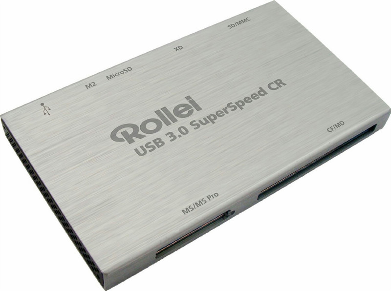 Rollei 20918 USB 2.0/eSATA Aluminium Kartenleser