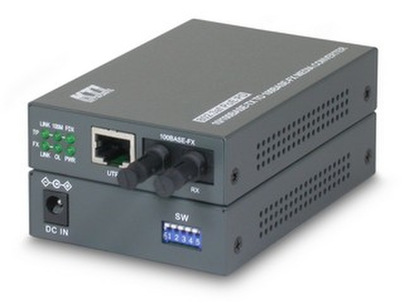 KTI Networks KC-350 100Mbit/s 1310nm Einzelmodus Grau