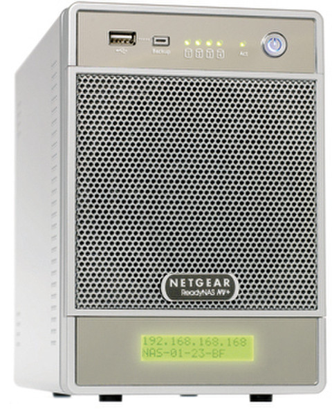 Netgear ReadyNAS NV+ RND4410 4000GB Grey external hard drive