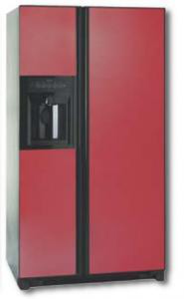 Amana AC22HB-HB-S freestanding 594L A Black,Red side-by-side refrigerator