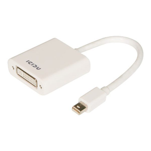 ICIDU Mini DP-DVI 0.20 0.2m mini DisplayPort DVI-D White video cable adapter