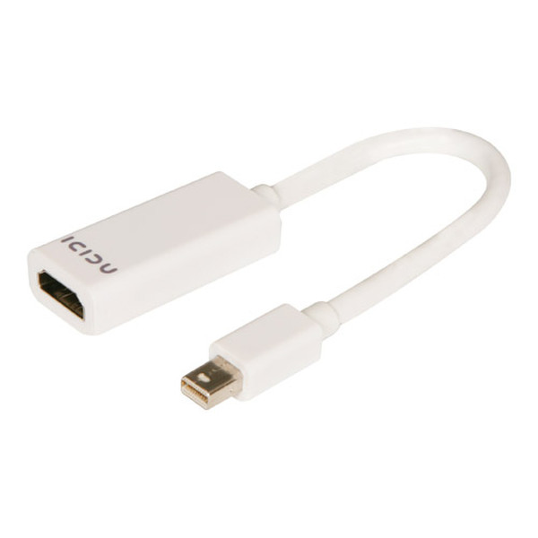 ICIDU Mini DP-HDMI 0.20 0.2м mini DisplayPort HDMI Белый адаптер для видео кабеля