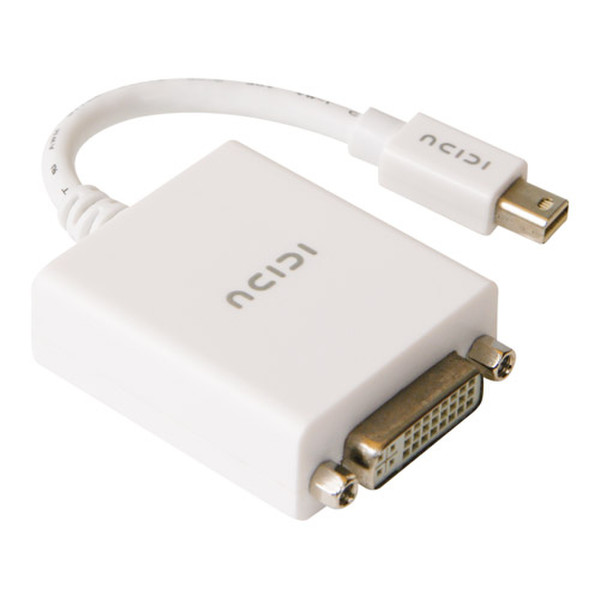 ICIDU Mini DP-DVI 0.15 0.15m mini DisplayPort DVI-I Weiß Videokabel-Adapter