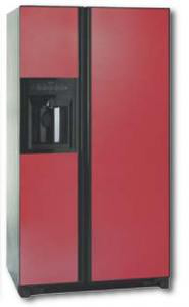 Amana AS26HB-HB-S freestanding 691.9L A Black,Red side-by-side refrigerator