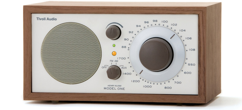 Tivoli Audio Model One Портативный Аналоговый Бежевый, Красновато-коричневый радиоприемник