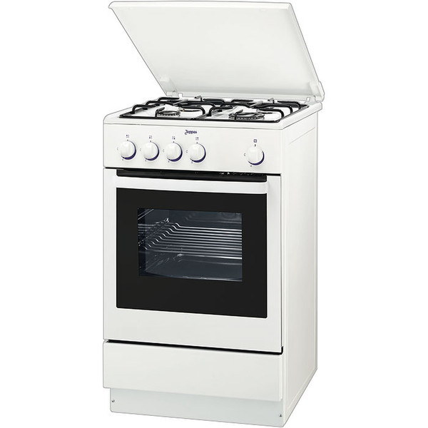 Zoppas PCG550GW Freestanding Gas hob White cooker