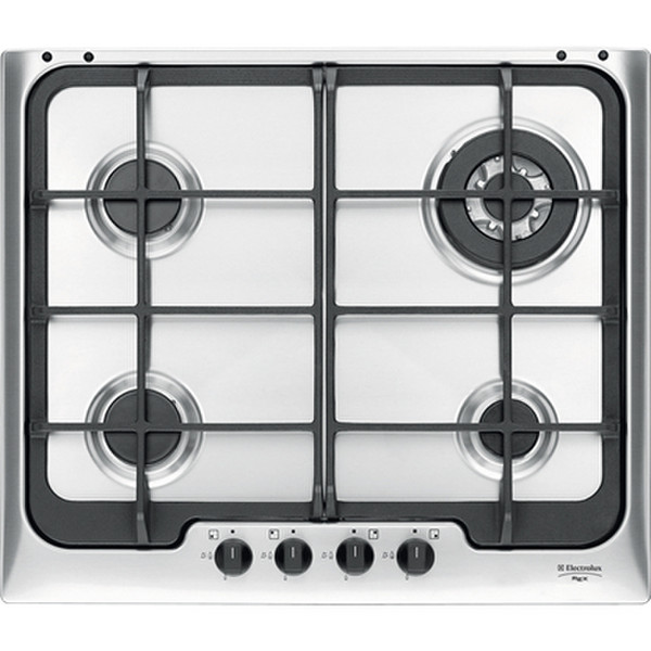 Electrolux PX640UOV built-in Gas Black,Stainless steel hob