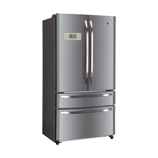 Haier HB21-FSSAA Отдельностоящий 543л A+ Нержавеющая сталь side-by-side холодильник