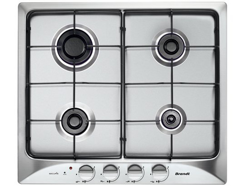 Brandt TE1016X built-in Gas Stainless steel hob