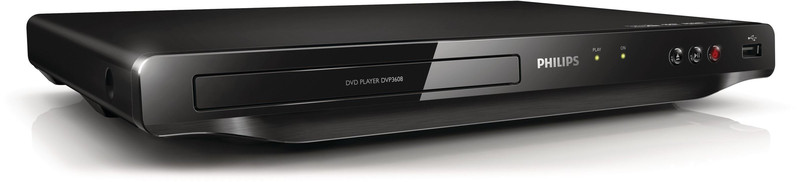 Philips DVP3608/94 Проигрыватель Черный DVD-плеер