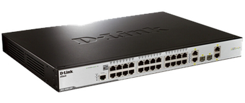 D-Link DES-3200-28 Управляемый L2 Power over Ethernet (PoE) 1U