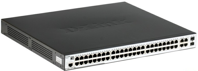 D-Link DES-3200-52P Управляемый L2 Power over Ethernet (PoE) 1U сетевой коммутатор