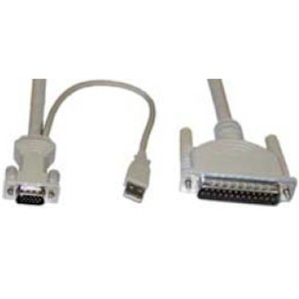 Rose UltraCable 1.83m Weiß Tastatur/Video/Maus (KVM)-Kabel