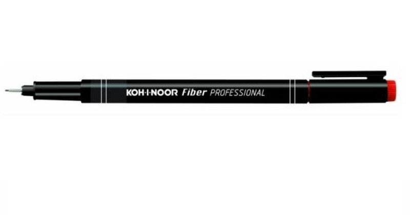Koh-I-Noor Fiber Professional Черный 6шт капиллярная ручка