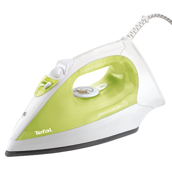 Tefal Supergliss Trocken- & Dampfbügeleisen Aluminium-Sockelplatte 2000W Weiß, Gelb