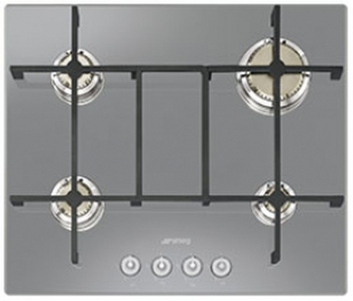 Smeg PV640S Eingebaut Gas Silber Kochfeld