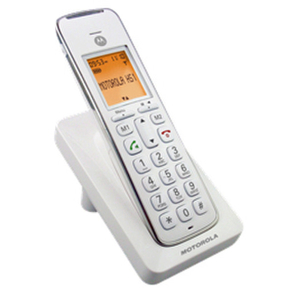 Motorola CD2 DECT Идентификация абонента (Caller ID) Белый
