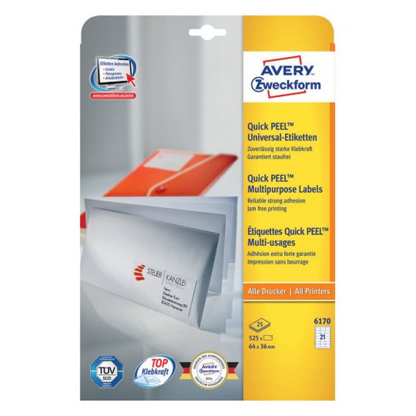 Avery 6170 self-adhesive label