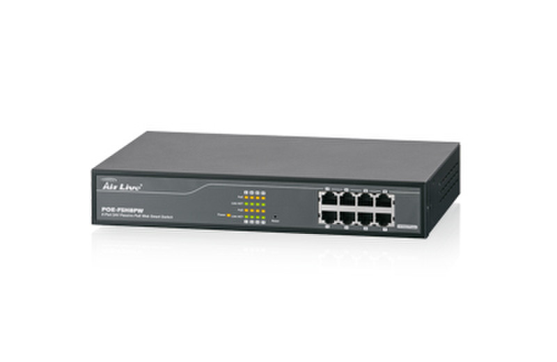 AirLive POE-FSH8PW Black network switch