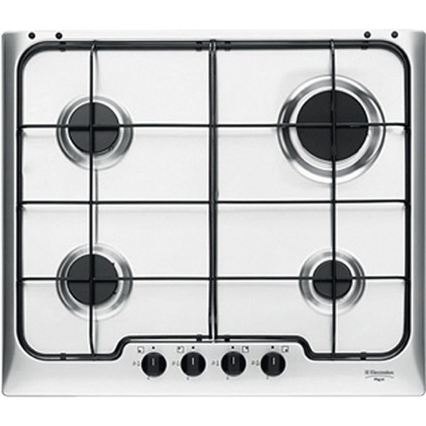 Electrolux PX640DV built-in Gas Black,Stainless steel hob