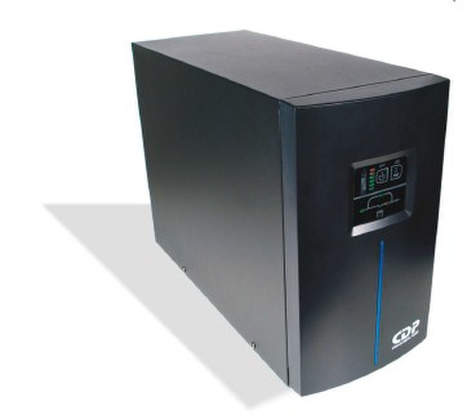 CDP UPO11-2AX Doppelwandler (Online) 2000VA 8AC outlet(s) Schwarz Unterbrechungsfreie Stromversorgung (UPS)